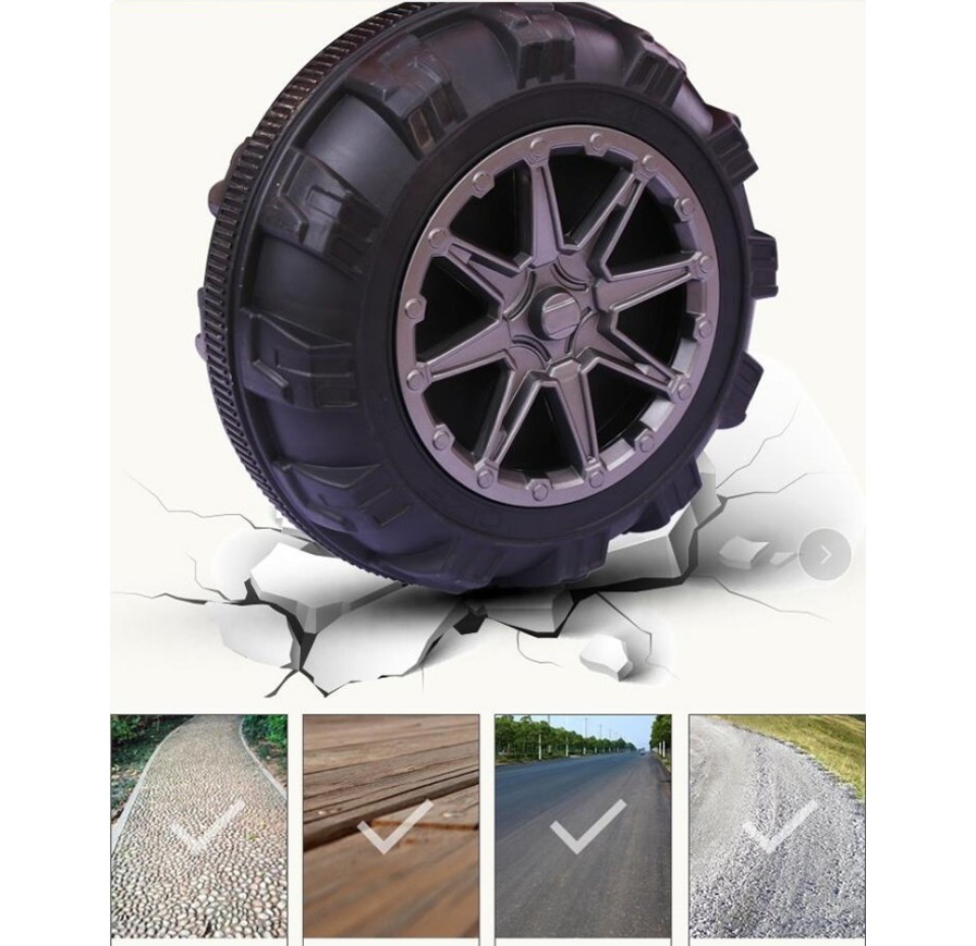 Super Quad Lander elettrico per Bambini 12V doppio motore Full optional con Ammortozzatori Rosso