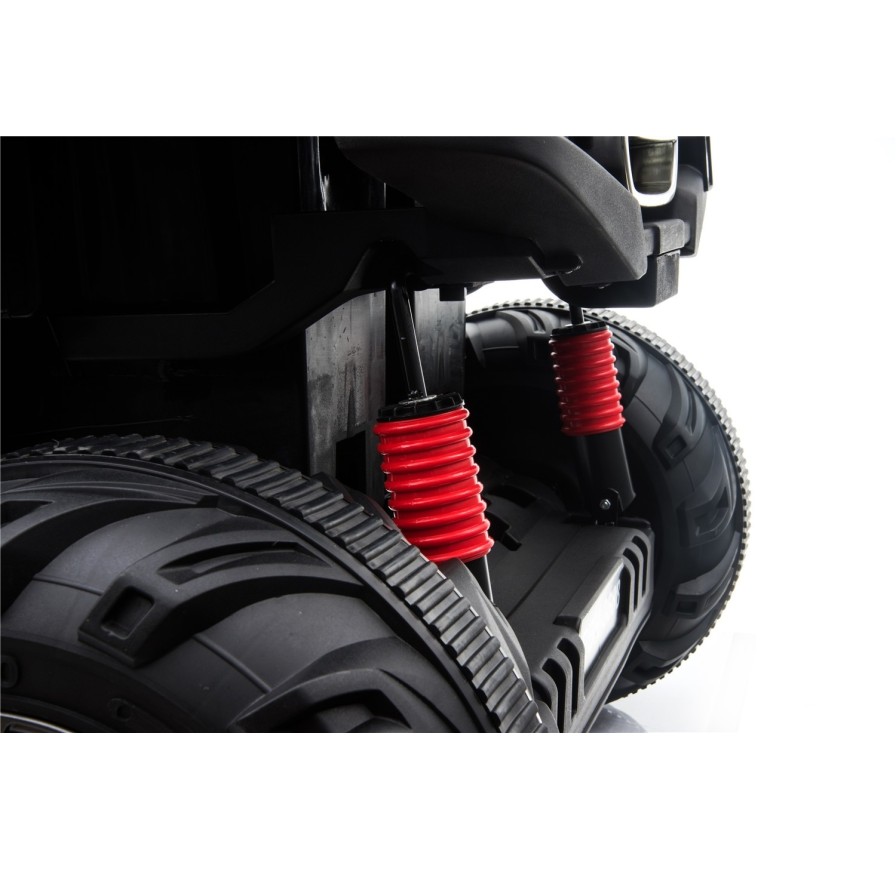 Auto Macchina Elettrica Fuoristrada Racing 2 Posti 12V per Bambini porte apribili Con telecomando (Bianca)