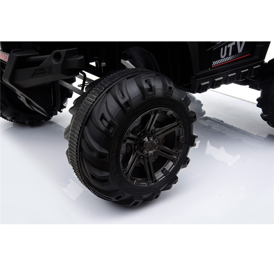 Auto Macchina Elettrica Fuoristrada Racing 2 Posti 12V per Bambini porte apribili Con telecomando (Rossa)