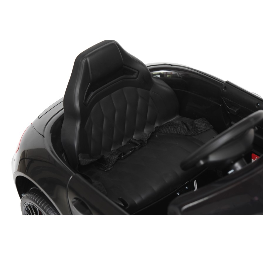 Auto Macchina Elettrica per Bambini Mercedes AMG GT 12V Porte Apribili Full Optional con telecomando nero