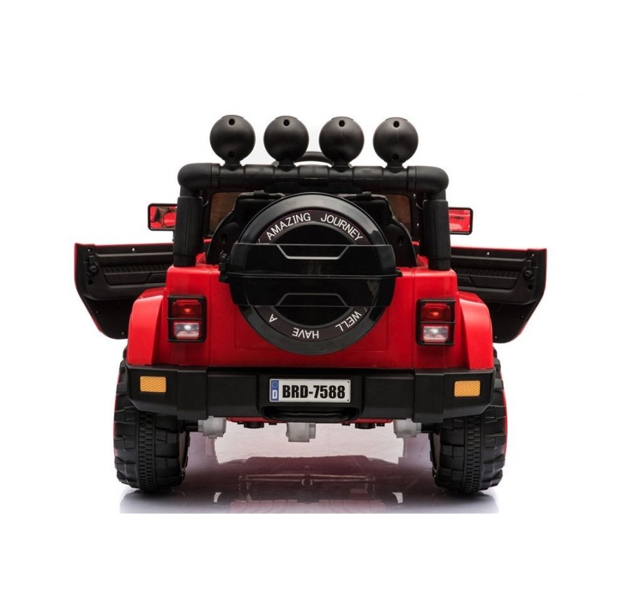 Auto Macchina Elettrica per Bambini Fuoristrada Adventure 12V MP3 Led con Telecomando Full Optional Sedili in Pelle