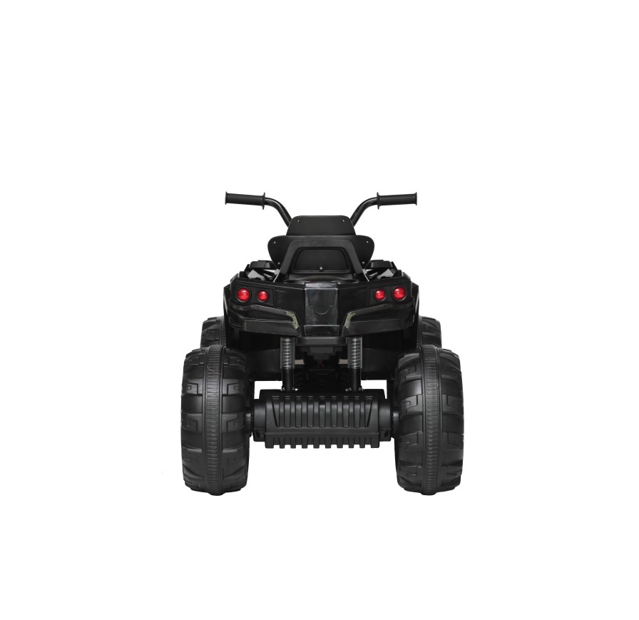 Super Quad Lander elettrico per Bambini 12V doppio motore Full optional con Ammortozzatori Nero con Telecomando