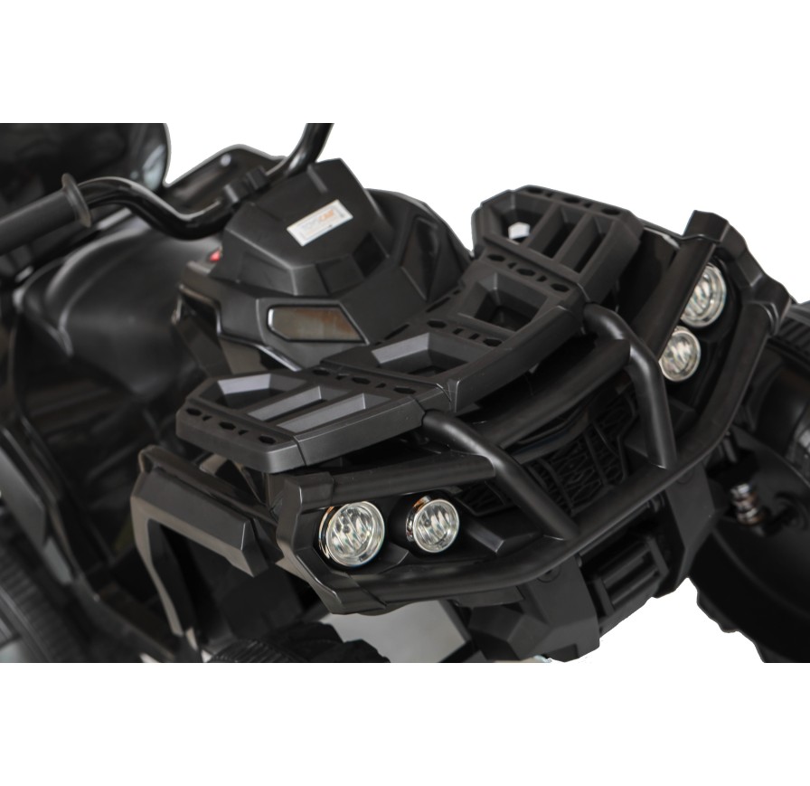 Super Quad Lander elettrico per Bambini 12V doppio motore Full optional con Ammortozzatori Nero con Telecomando