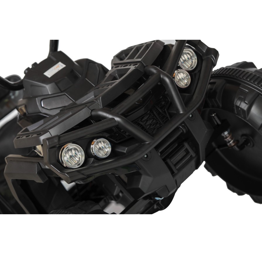 Super Quad Lander elettrico per Bambini 12V doppio motore Full optional con Ammortozzatori Nero con Telecomando