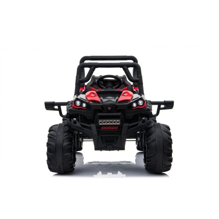 Auto Macchina Elettrica Jeep Fuoristrada Racing 2 Posti 12V per Bambini porte apribili Con telecomando (Blue)