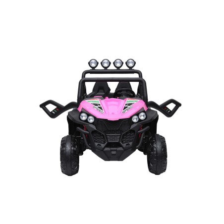 Auto Macchina Elettrica New Polar 24V per Bambini 2 Posti Full Optional Sedile Regolabile E telecomando (Rosa)