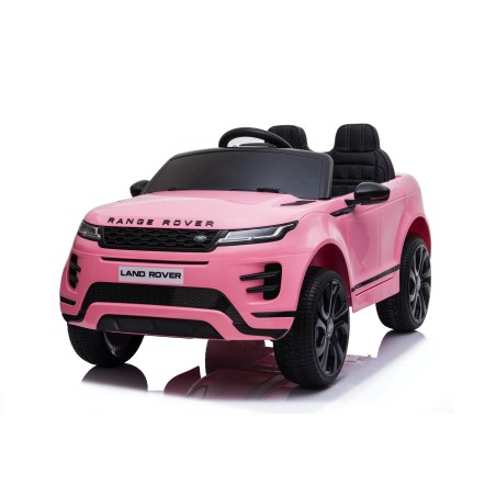 Auto Macchina Elettrica Range Rover Evoque 12V per Bambini porte apribili Con telecomando Full accessori (ROSA)