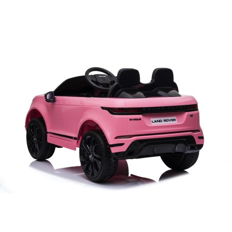 Auto Macchina Elettrica Range Rover Evoque 12V per Bambini porte apribili Con telecomando Full accessori (ROSA)