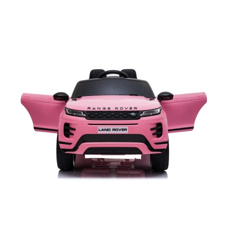 Auto Macchina Elettrica Range Rover Evoque 12V per Bambini porte apribili Con telecomando Full accessori (ROSA)