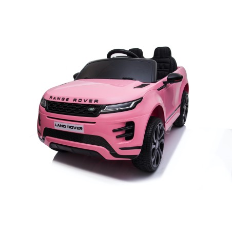 Auto Macchina Elettrica Range Rover Evoque 12V per Bambini porte apribili Con telecomando Full accessori (ROSA)
