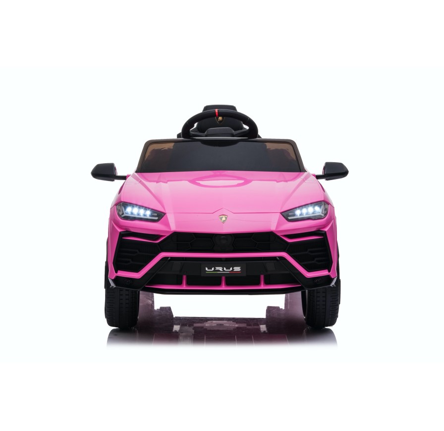 Auto Macchina Elettrica per Bambini 12V Lamborghini URUS con Telecomando Rosa Porte apribili Led e suoni Mp3