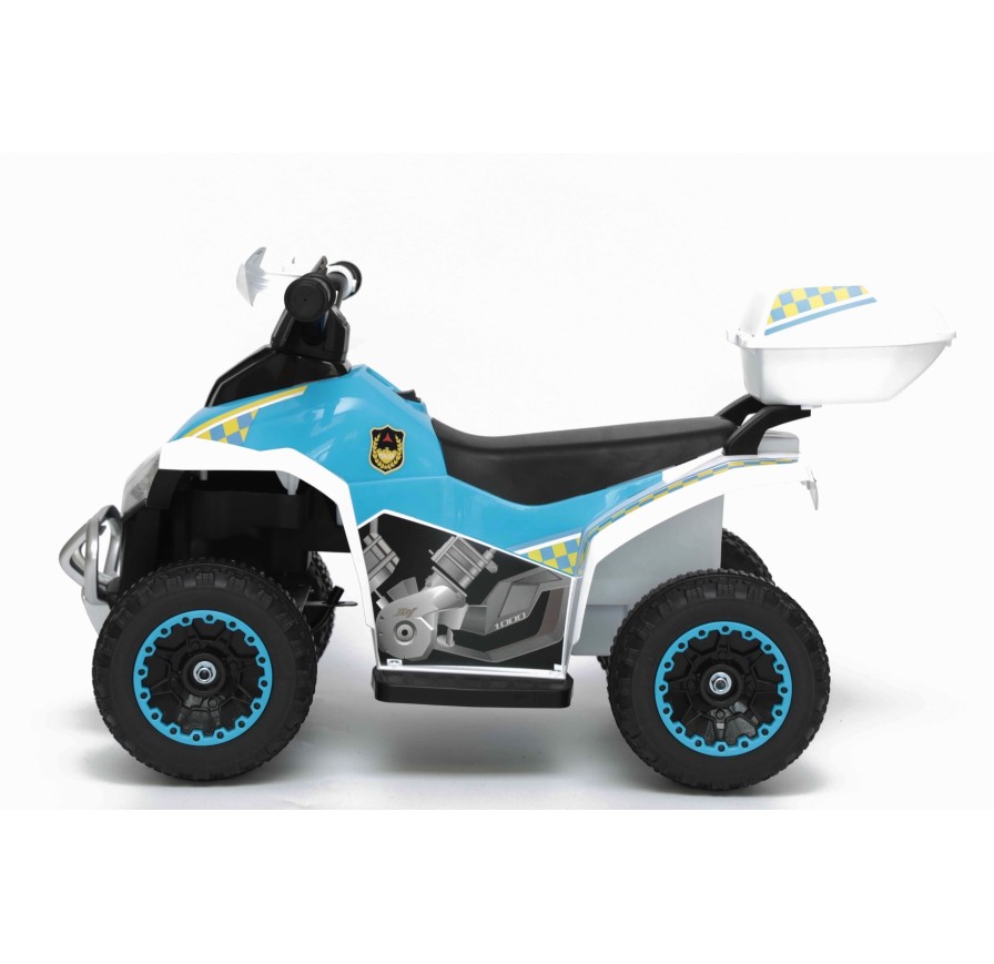 Quad Elettrico Per Bambini Racer Sport con luci suoni Mp3  bauletto marcia avanti indietro e accellelratore