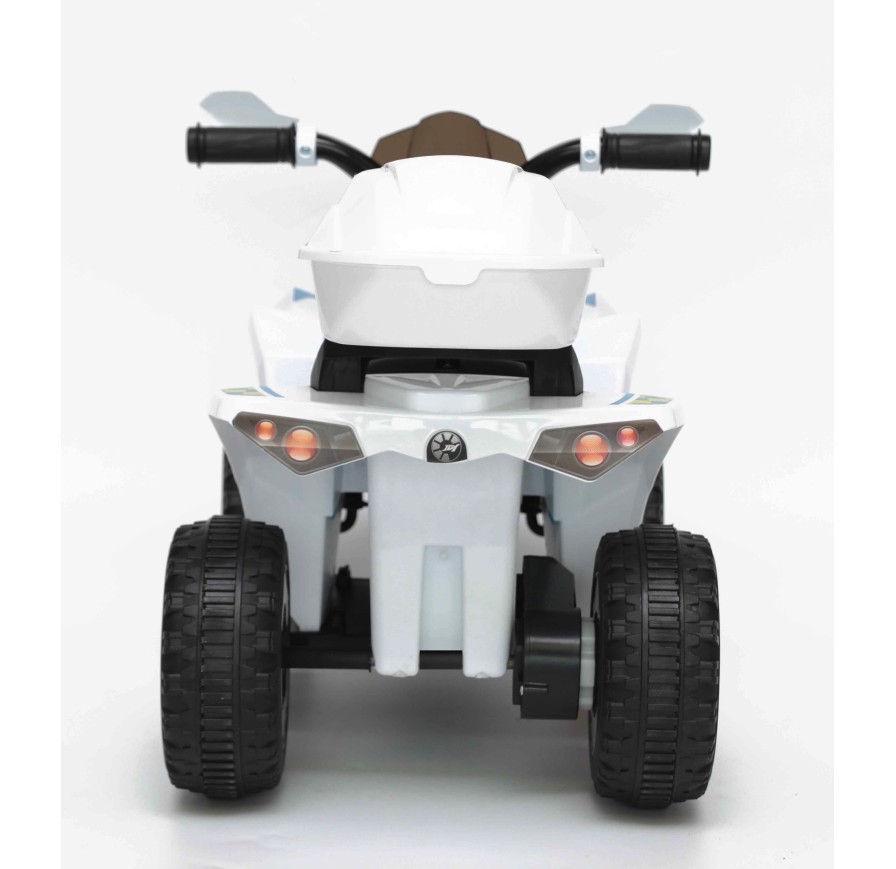 Quad Elettrico Per Bambini Racer Sport con luci suoni Mp3  bauletto marcia avanti indietro e accellelratore