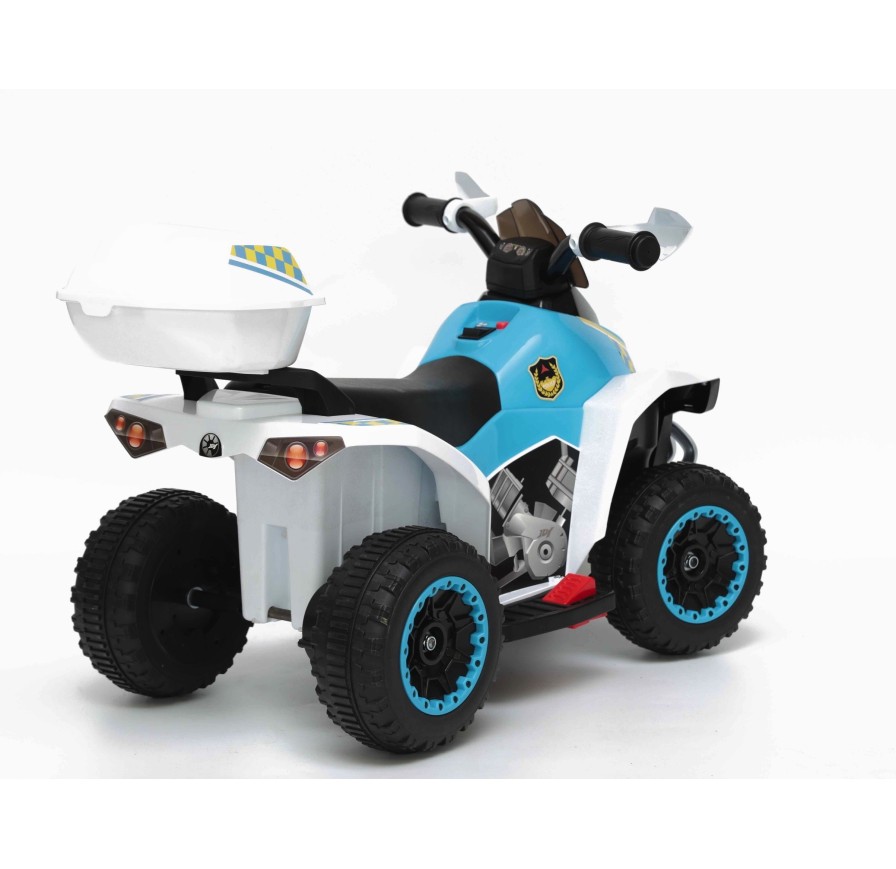 Quad Elettrico Per Bambini Racer Sport con luci suoni Mp3  bauletto marcia avanti indietro e accellelratore