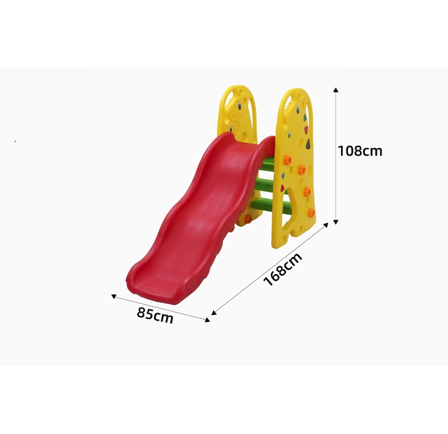 Scivolo Per bambini Esterni Interno Giardino H108 X L168 X L85 Colorato Alta Resistenza Eco-Friendly 