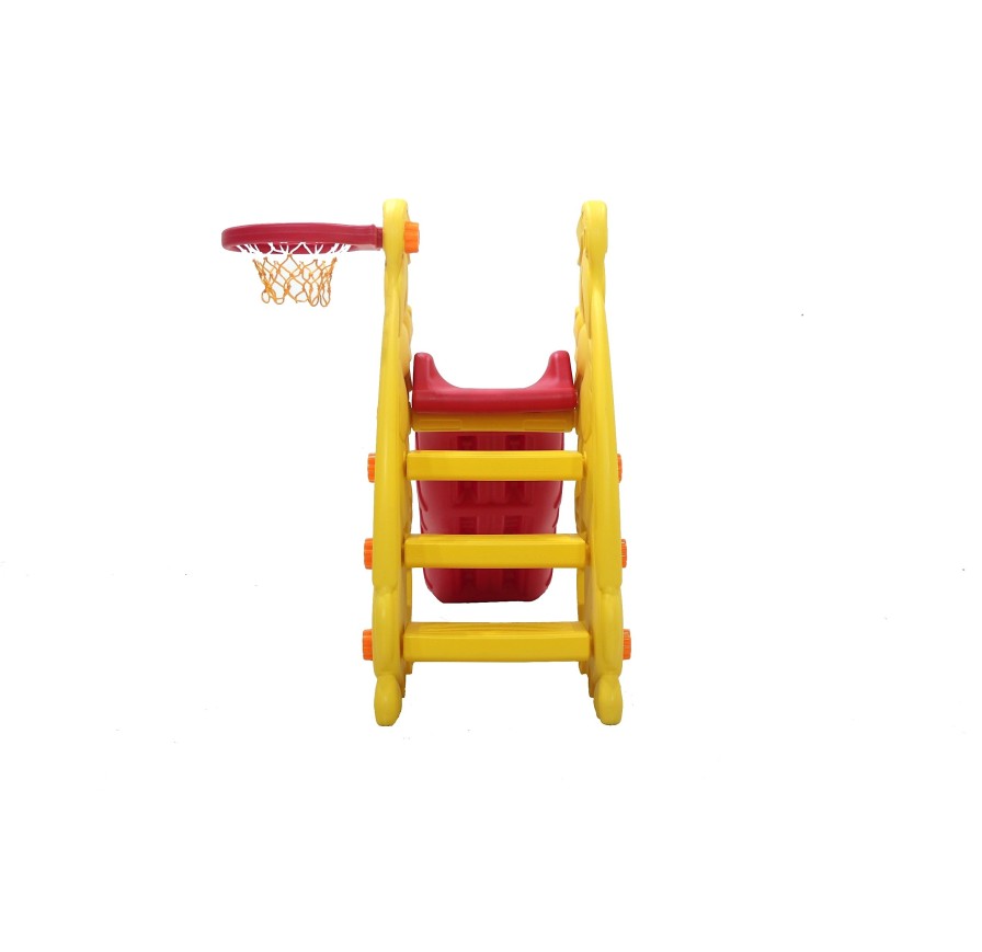 Scivolo Per bambini Esterni Interno Giardino Con Basket Multifunzione H110 X L170 X L85 Castornino Alta Resistenza Eco-Friendly 