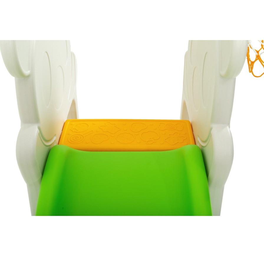 SCIVOLO PER BAMBINI CON ALTALENA GIARDINO ESTERNI INTERNO MULTIFUNZIONE CON CANESTRO H123 X L170 X L160 GIRAFFA