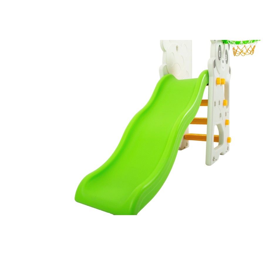 SCIVOLO PER BAMBINI CON ALTALENA GIARDINO ESTERNI INTERNO MULTIFUNZIONE CON CANESTRO H123 X L170 X L160 GIRAFFA