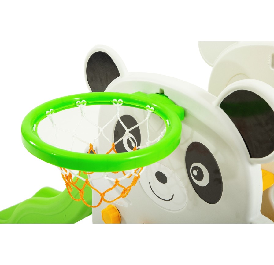 SCIVOLO PER BAMBINI CON ALTALENA GIARDINO ESTERNI INTERNO MULTIFUNZIONE CON CANESTRO H123 X L170 X L160 GIRAFFA