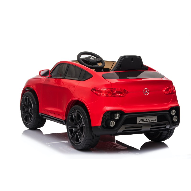 Auto Macchina Elettrica per Bambini 12V Mercedes GLC Coupè con telecomando Rossa