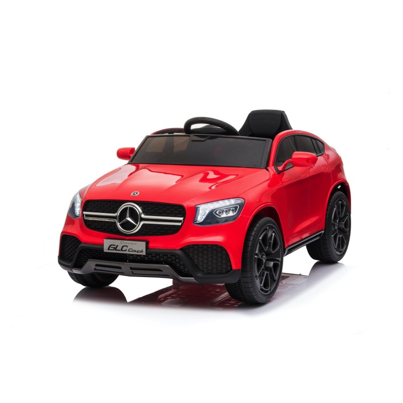 Auto Macchina Elettrica per Bambini 12V Mercedes GLC Coupè con telecomando Rossa
