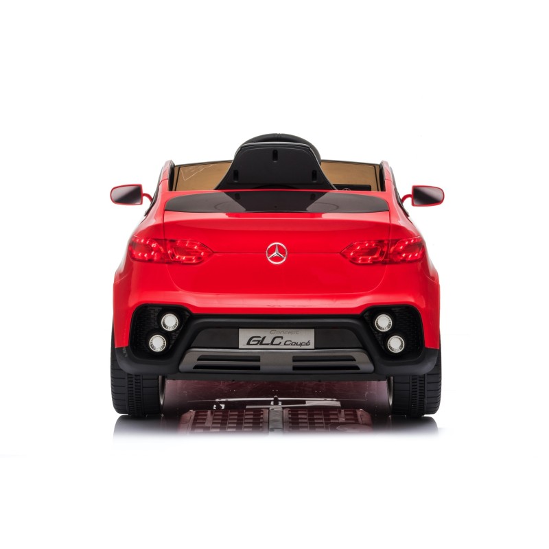 Auto Macchina Elettrica per Bambini 12V Mercedes GLC Coupè con telecomando Rossa