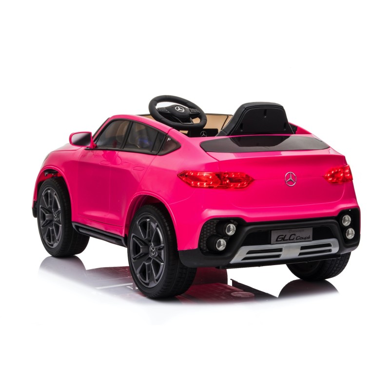 Auto Macchina Elettrica per Bambini 12V Mercedes GLC Coupè con telecomando Rosa