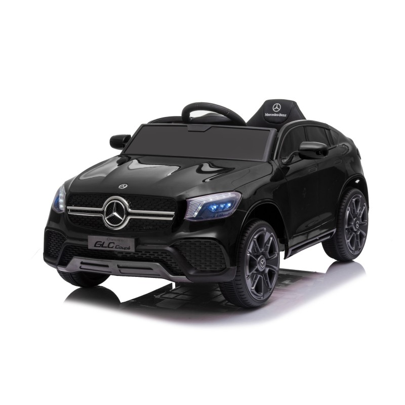 Auto Macchina Elettrica per Bambini 12V Mercedes GLC Coupè con telecomando nera