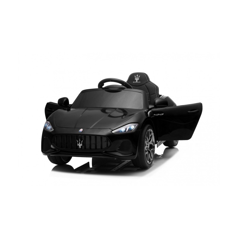 Macchina Elettrica per Bambini 12V Maserati GranCabrio con sedile in pelle Telecomando Porte apribili Led e suoni Mp3