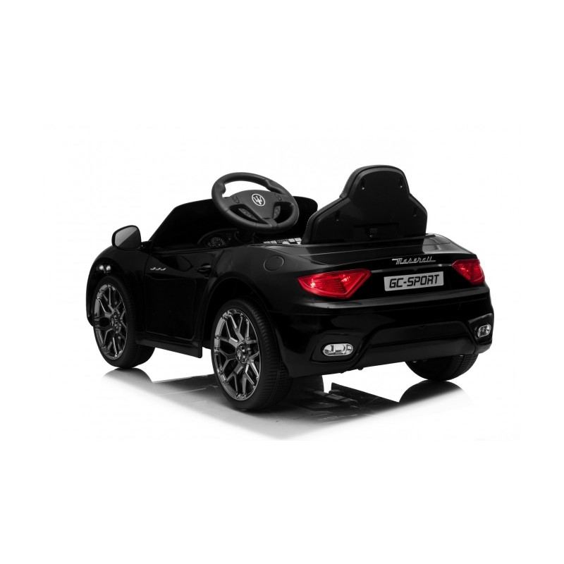 Macchina Elettrica per Bambini 12V Maserati GranCabrio con sedile in pelle Telecomando Porte apribili Led e suoni Mp3