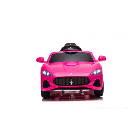 Macchina Elettrica per Bambini 12V Maserati GranCabrio Rosa con sedile in pelle Telecomando Porte apribili Led e suoni Mp3