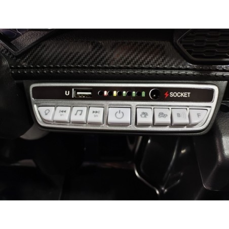 Auto Macchina Elettrica per Bambini 12V Lamborghini Huracán con Telecomando Porte apribili Led e suoni Mp3|Toys Car