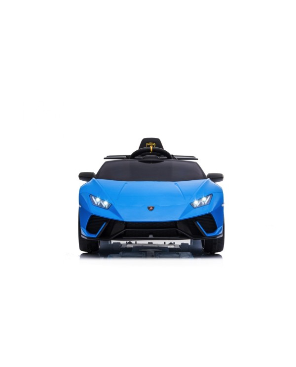 Auto Macchina Elettrica per Bambini 12V Lamborghini Huracán Blue con Telecomando Porte apribili Led e suoni Mp3|Toys Car