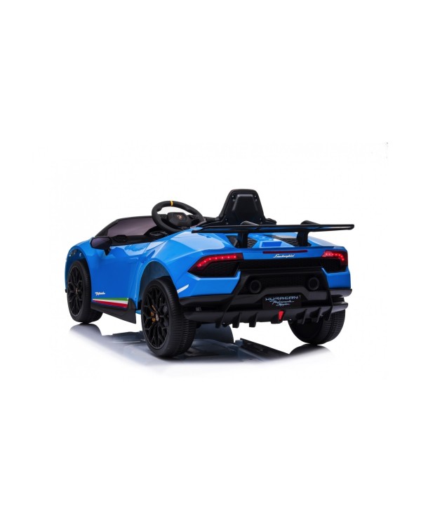 Auto Macchina Elettrica per Bambini 12V Lamborghini Huracán Blue con Telecomando Porte apribili Led e suoni Mp3|Toys Car