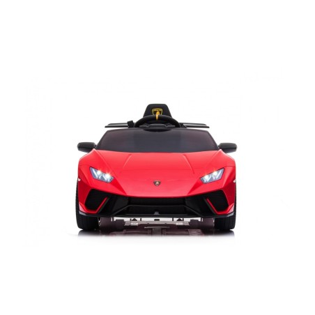 Auto Macchina Elettrica per Bambini 12V Lamborghini Huracán Rossa con Telecomando Porte apribili Led e suoni Mp3