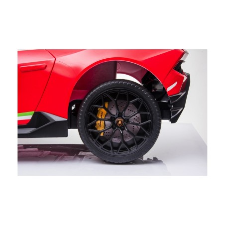Auto Macchina Elettrica per Bambini 12V Lamborghini Huracán Rossa con Telecomando Porte apribili Led e suoni Mp3