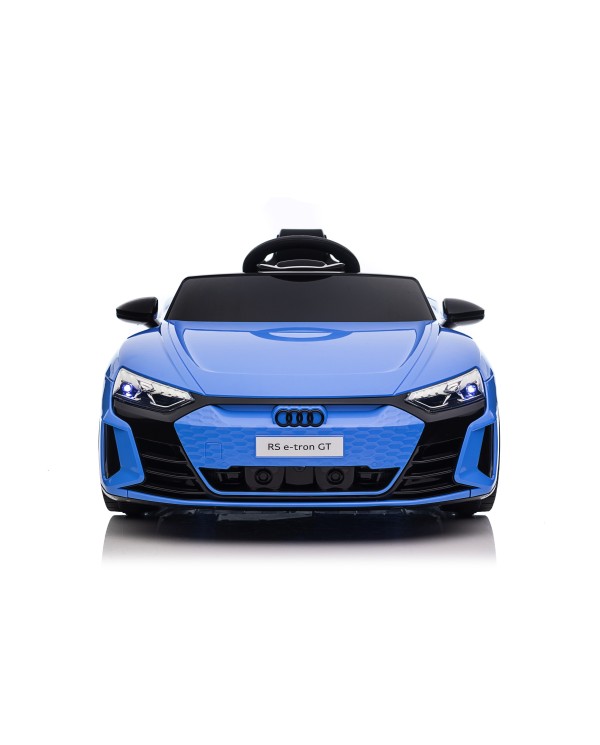 Auto Macchina Elettrica per Bambini 12V Audi RS e-tron GT Sedile Pelle con Telecomando Blue|Toys Car