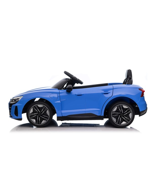 Auto Macchina Elettrica per Bambini 12V Audi RS e-tron GT Sedile Pelle con Telecomando Blue|Toys Car