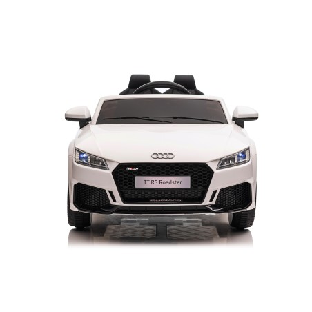 Auto Macchina Elettrica per Bambini 12V Audi TT RS Sedile Pelle con Telecomando  