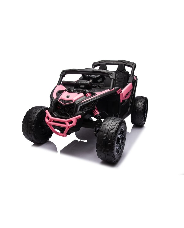 Auto Macchina Elettrica per Bambini 24V UTV CAN AM MAVERICK Telecomando 2 Motori da 200W Porte Apribili Rosa|Toys Car