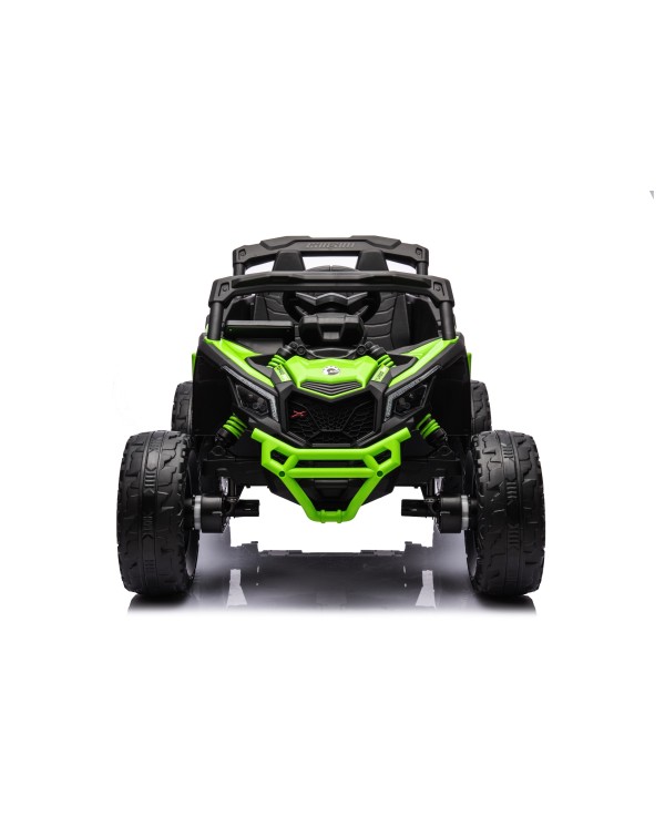 Auto Macchina Elettrica per Bambini 24V UTV CAN AM MAVERICK Telecomando 2 Motori da 200W Porte Apribili Verde|Toys Car