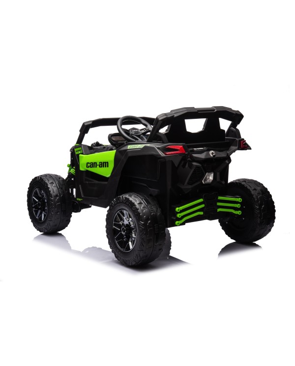 Auto Macchina Elettrica per Bambini 24V UTV CAN AM MAVERICK Telecomando 2 Motori da 200W Porte Apribili Verde|Toys Car