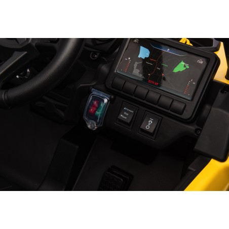 Auto Macchina Elettrica per Bambini 24V UTV CAN AM MAVERICK Telecomando 2 Motori da 200W Porte Apribili 