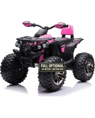 Super Quad Elettrico per Bambini OFF ROAD 12V ATV off-Road 4 x 4 Motori 12v Full Optional Batteria Potenziata 14AH Sospensioni (