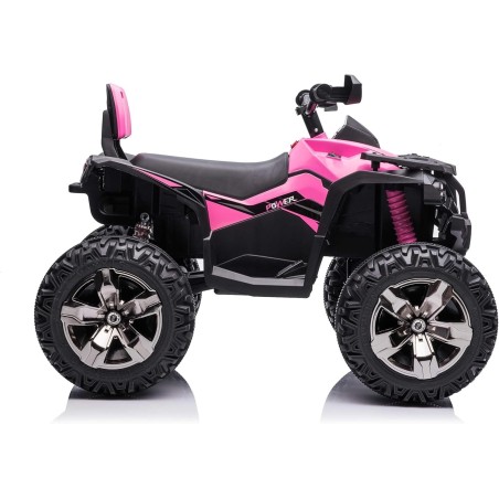 Super Quad Elettrico per Bambini OFF ROAD 12V ATV off-Road 4 x 4 Motori 12v Full Optional Batteria Potenziata 14AH Sospensioni (