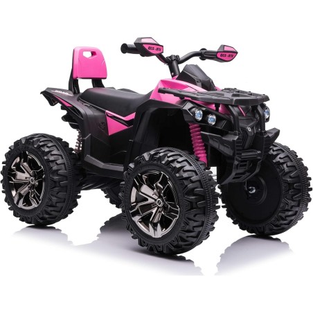 Super Quad Elettrico per Bambini OFF ROAD 12V ATV off-Road 4 x 4 Motori 12v Full Optional Batteria Potenziata 14AH Sospensioni (