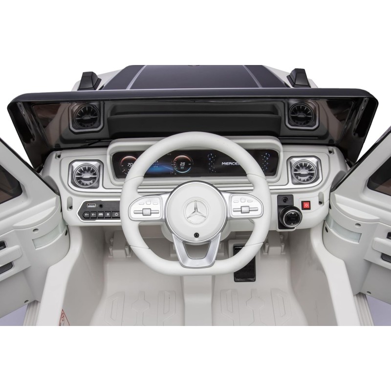 Auto Elettrica per Bambini Mercedes EQG 63 Concept 12V Ruote in Gomma Full Optional Sedile Pelle Telecomando|Toys Car