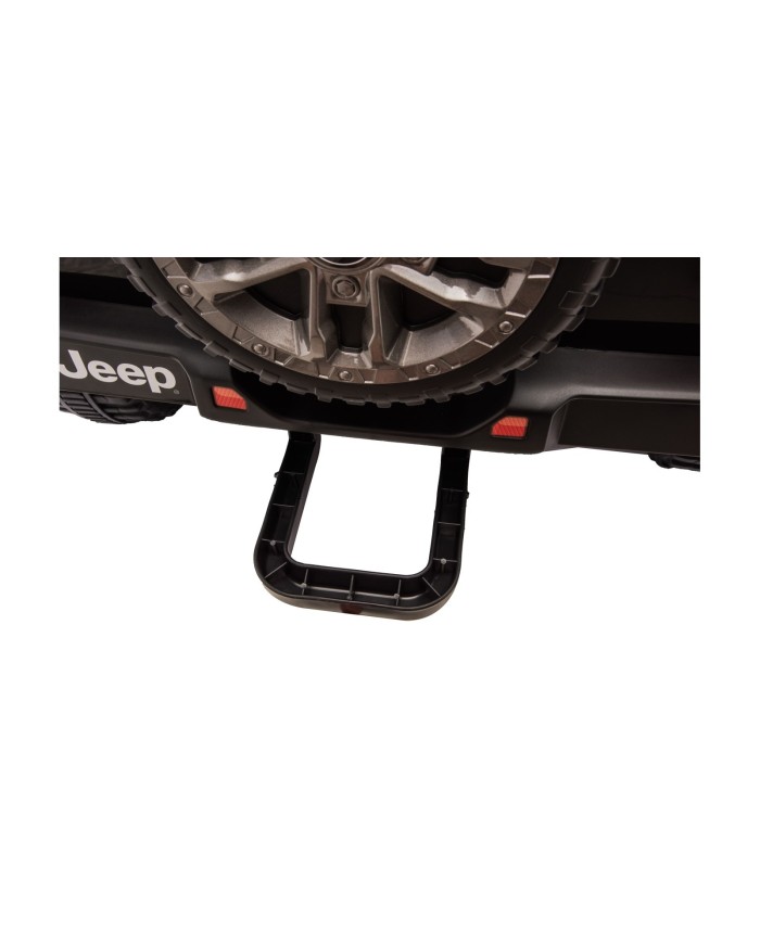 Auto Macchina Elettrica NEW Jeep Wrangler Rubicon 12V per Bambini porte apribili Con telecomando Full accessori Tappetini Nera
