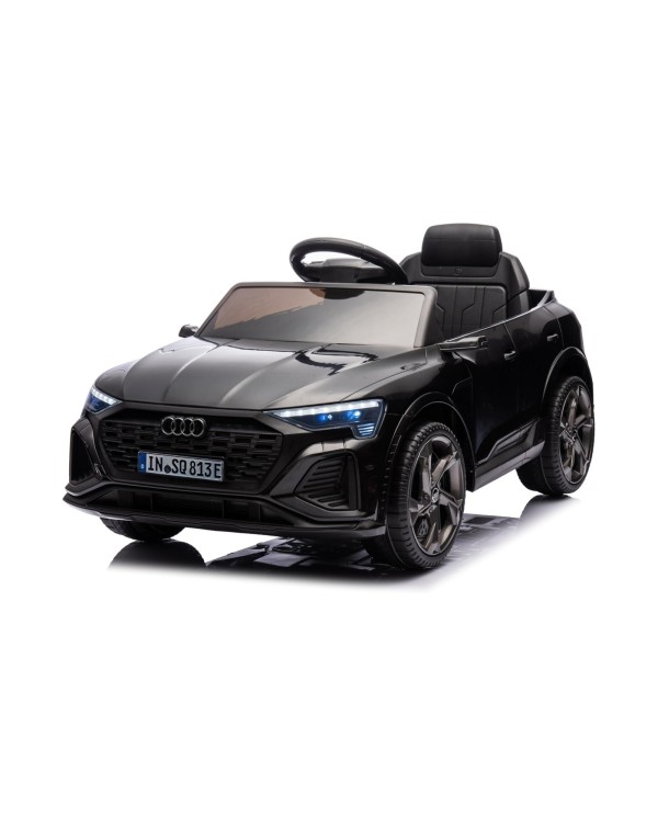 Auto Macchina Elettrica per Bambini 12V Audi SQ8 e-tron Sedile Pelle con Telecomando Cintura di Sicurezza Porte Apribili