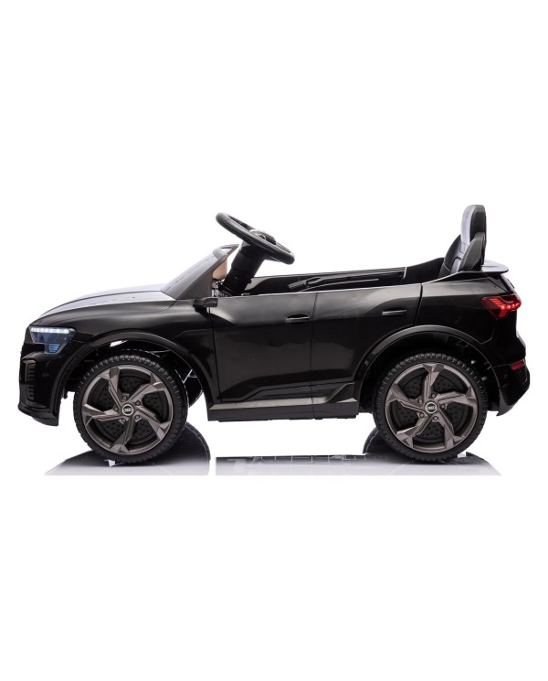 Auto Macchina Elettrica per Bambini 12V Audi SQ8 e-tron Sedile Pelle con Telecomando Cintura di Sicurezza Porte Apribili